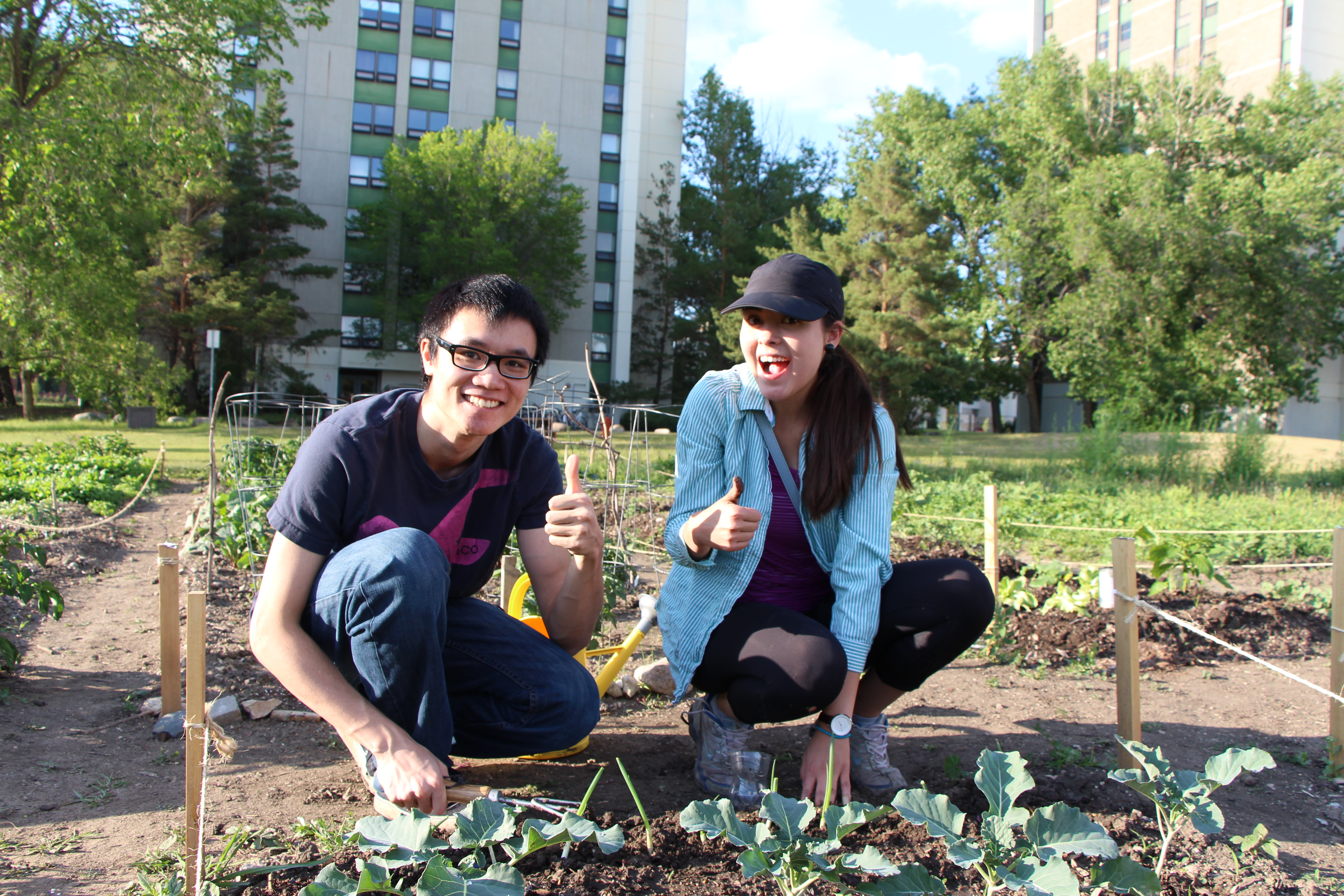 The 2015 community garden coordinator at the McEown Community Garden